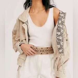Free people tan jacket